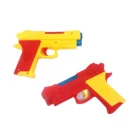 Gun New Press Light Music Cartoon Flash Pistol Creative Stand Night Market Children Toy Gun OPP Bag Boy Gift