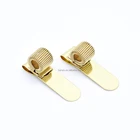 Gold Color Pen Holder With Clip Metal Pocket Pen Holder