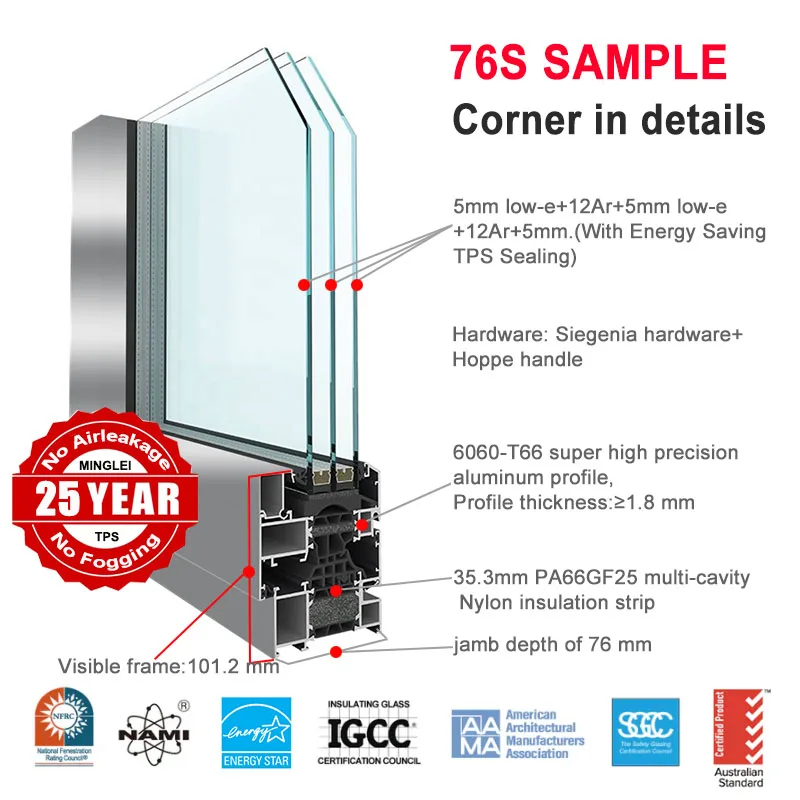 product nfrc standard european style energy efficient thermal break aluminum windows triple glaze tilt turn window with grid-4