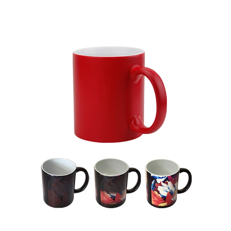 Popular Large Coffee Mug Magical Sublimation Color Changing Mugs Halloween