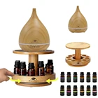 300ml Wood Aromatherapy Humidifier Aroma Diffuser Essential Oil Aromatherapy Essential Oil Set
