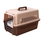 Pet Pet Travel Outdoors Pet Carrier Bag Cat Dog Plastic House Pet Cages Carriers