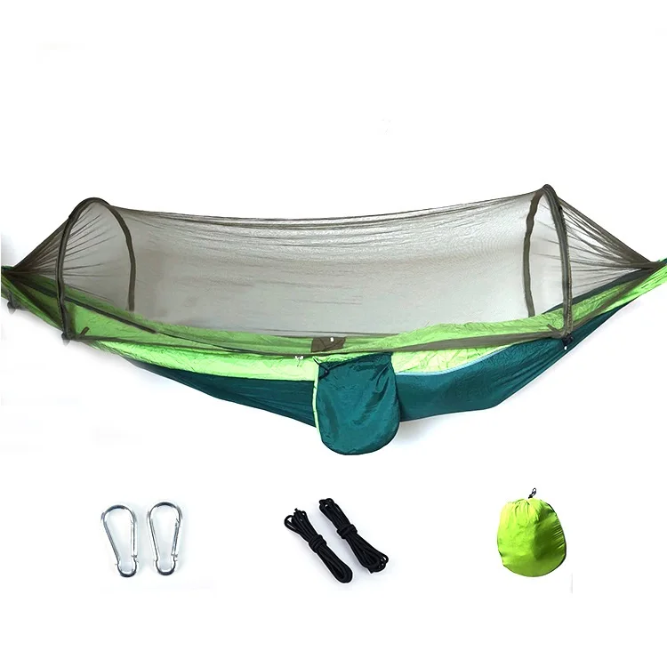 Customize Logo High Quality Travel Nylon Camping Hammock