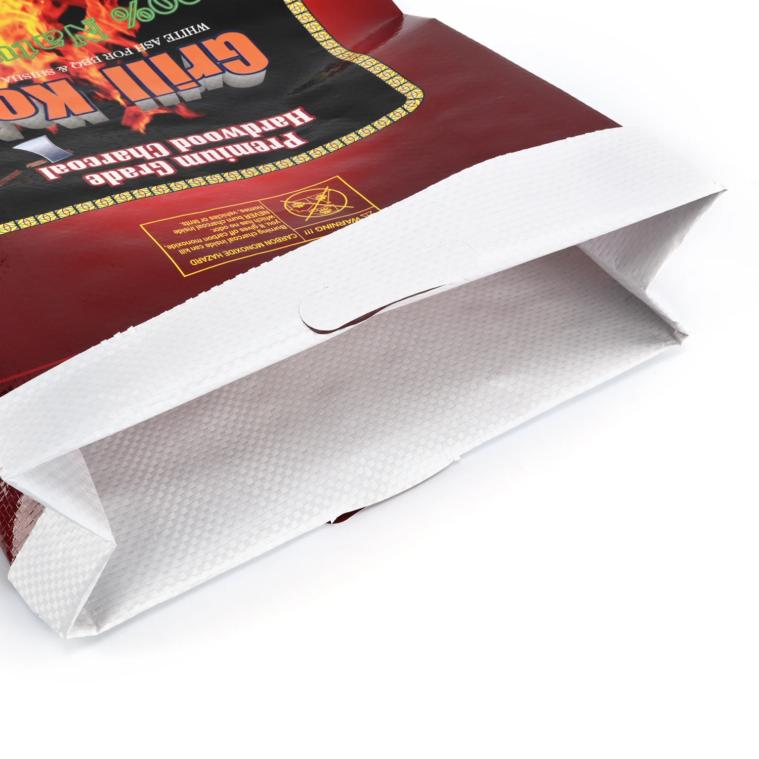 Premium Paraguay BBQ Charcoal Bag 5kg 10kg PP Woven Packaging for Grill Storage and Bulk Export
