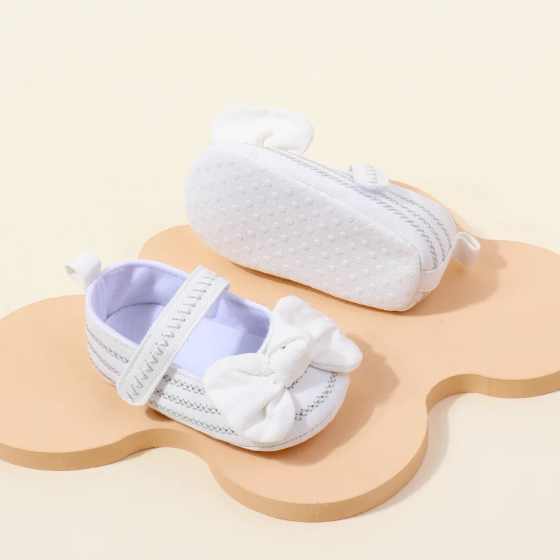 Factory Directly Beautiful Fancy Baby Girls Shoes Soft Sole Newborn Infant Shoes for Girls Cute Bowknot for Toddler Girls factory