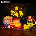 Wings Super Wings Jett Dizzy Decorative Chinese Lanterns Colored Lights