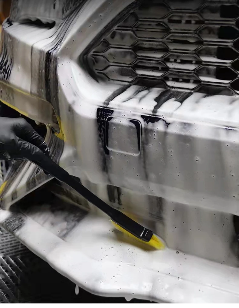 Car Wheel Cleaning Brush Wheel Hub Tire Long Handle Brush Car Inside Outside Cleaning Tool Car Cleaning Detailing Accessory