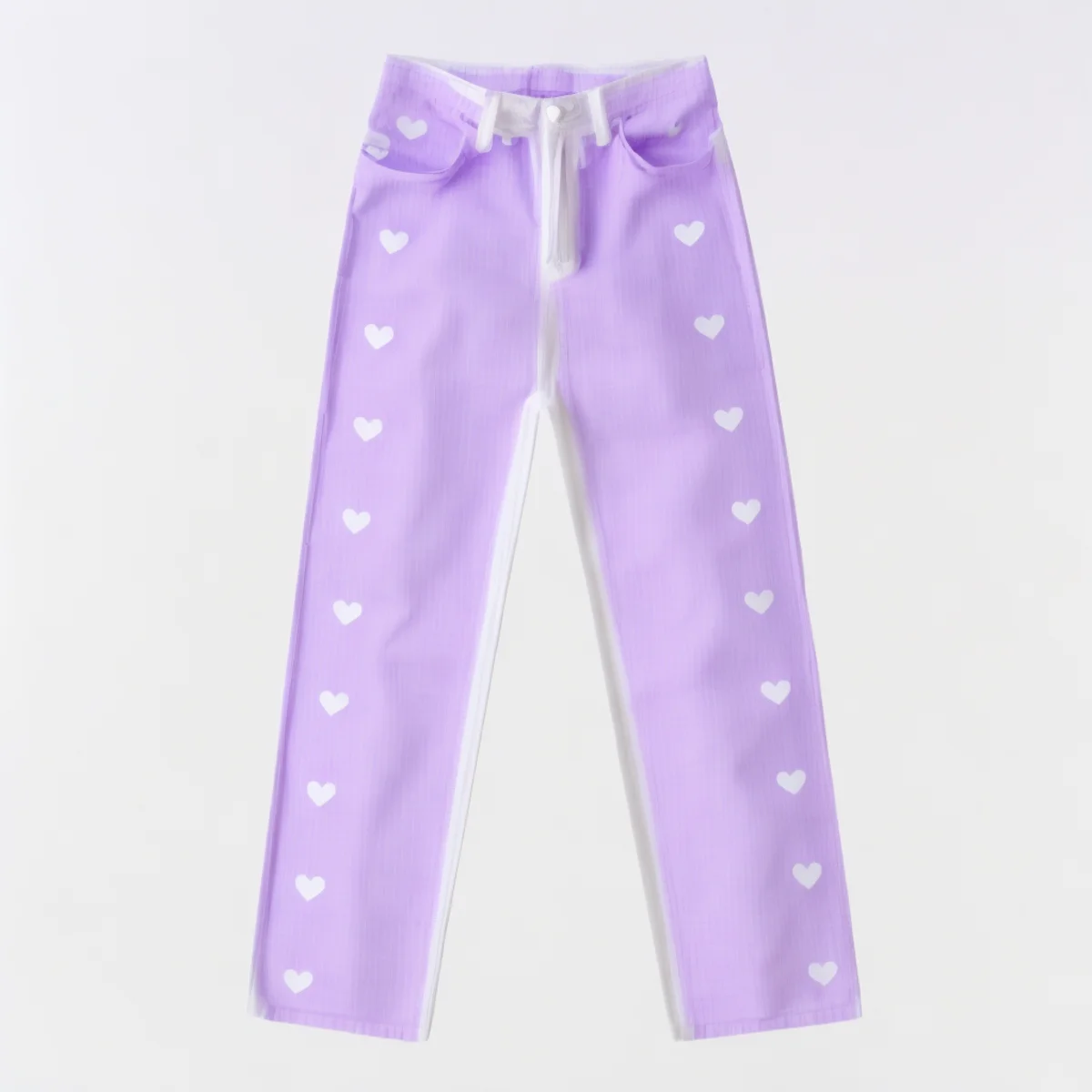 Jeans Women's New Embroidered Love Wide Leg Pants Thin High Waist Draping Loose Straight Mopping Pants supplier