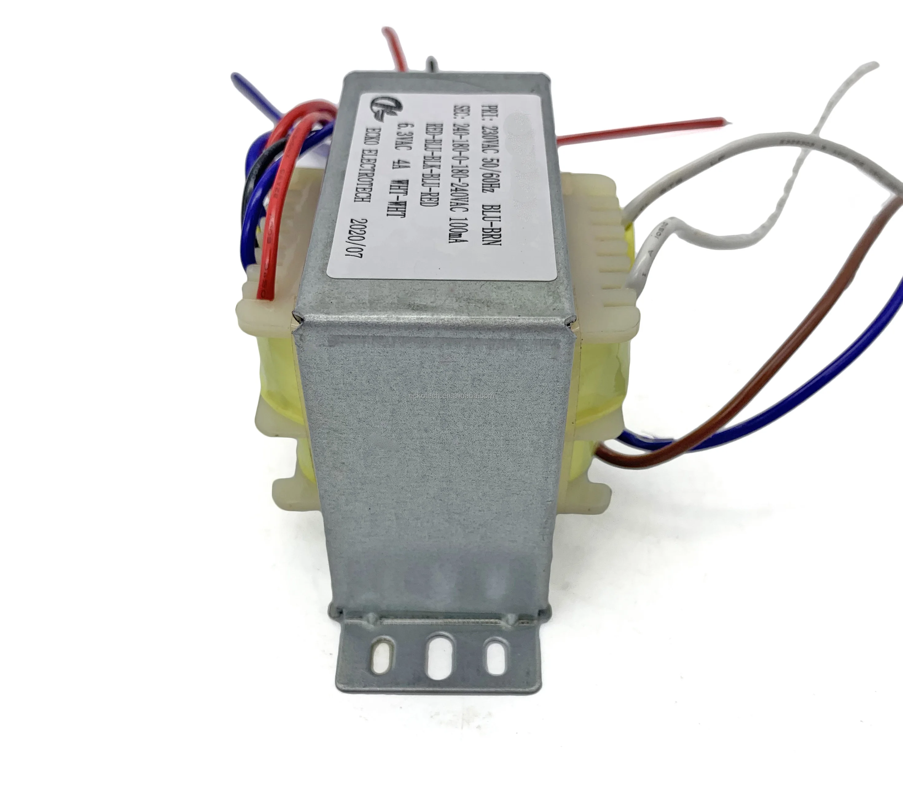 Customizable EI Type Transformer with All-copper Wire Winding, High Efficiency, UL/CE Certified factory