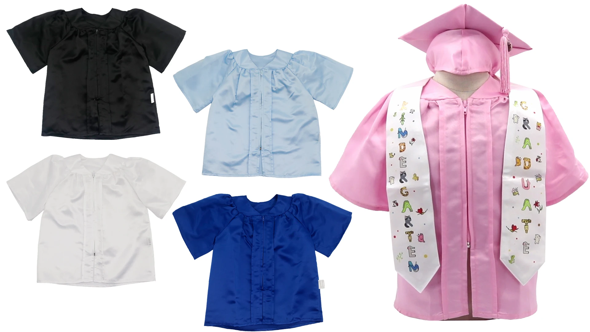 Infant Toddler NICU Baby Shiny Graduation Cap and Gown Set with Tassel manufacture