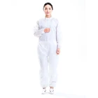 Fiber Clothes Meianshijia Polyester Fiber Esd Clothes Antistatic Clothing Esd Smock Gown Anti-Static ESD Siamese Clothes