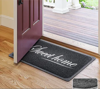 wholesale Non Slip Welcome Mat Low Profile Floor Mat Indoor Outdoor Doormat and Front Doormat