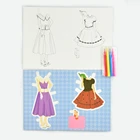 Hand Arts And Craft Wholesale Paper Doll Dress Up Set Kids Hand Arts And Craft Set Diy