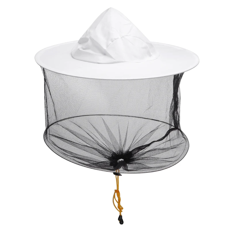 HunterBee Mosquito Head Net Veil Mesh hat/Insect fish Netting hat/ beekeeper hat 