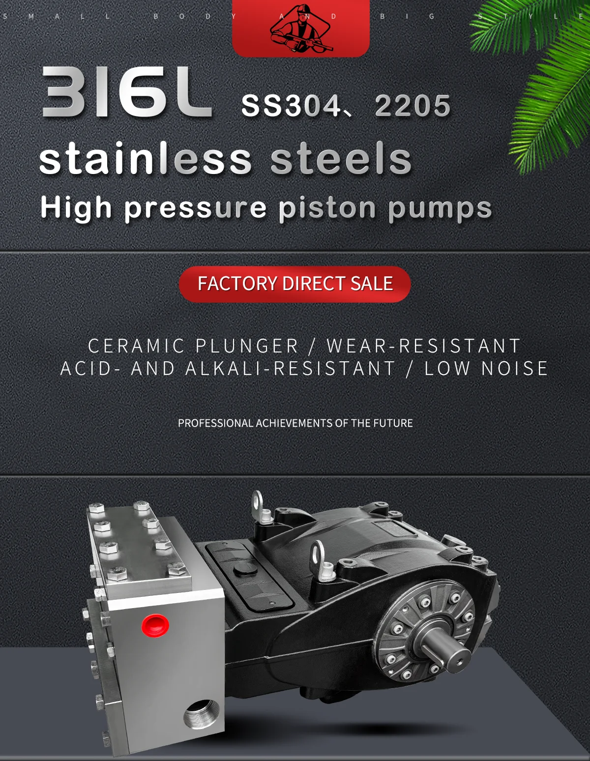 product high pressure 300lpm seawater desalination reliable and durable stainless steel pump head powerful high pressure plunger pump-2