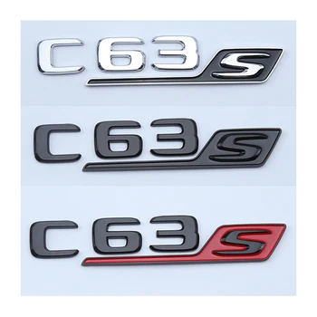 2021 2022 3d ABS Car Rear Trunk Badge Sticker Letters C63S Emblem For Mercedes AMG W205 W204 Accessories