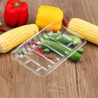 Tray Eggs Wholesale Disposable PET Transparent Plastic Tray Packaging Pox For Fruits Vegetable Eggs