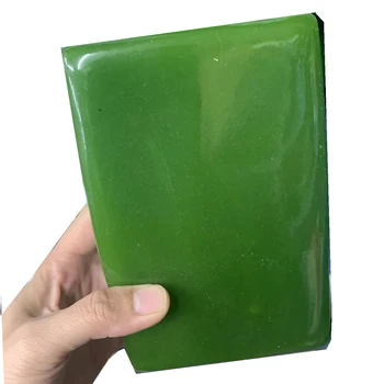 wholesale artificial gemstone green jade glass jewelry raw stone material smooth stone ,Raw materials for jewelry making