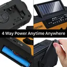 Radio With Waterproof Outdoor Radio Hiking Outdoor Waterproof Dynamo Emergency Torch Microwave Radio With Hand Crank