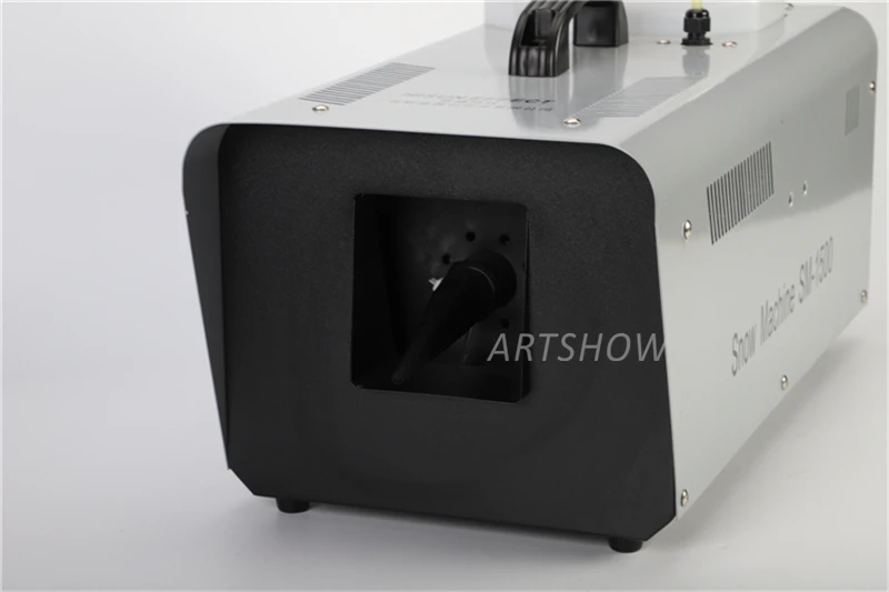1500W Stage DJ Party Snow Flake Effect Maker Snow Machine with Wire Remote Snow Blower Maker Machine Remote Control