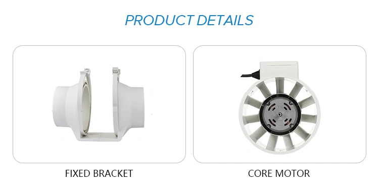 Inline Duct Ventilating Fan, ELMAK, 220V, Plastic, Centrifugal - detail 6