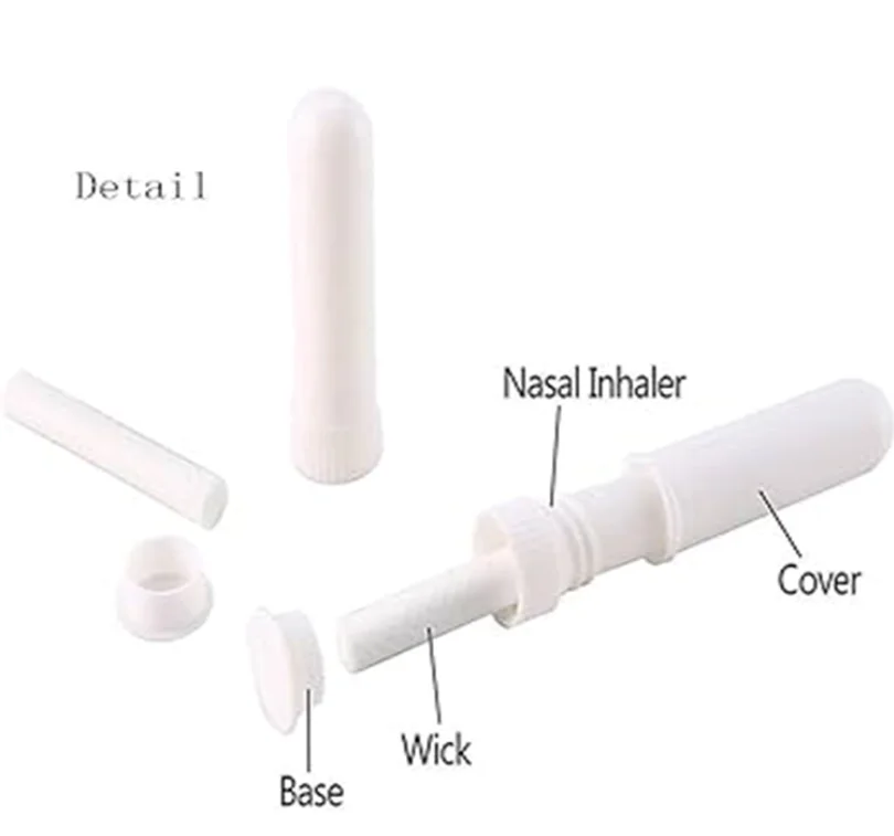 Medical Grade Nasal Inhaler Stick for Nasal Congestion Good Quality Cooling Refreshing Stick Convenient Carry-on Inhaler Tube manufacture