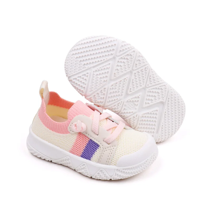 Spring & Autumn Knitted Mesh Breathable Sneakers Baby Shoes for Boys and Girls details