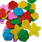 Glitter Stickers Handmade Eco Friendly Dolphin Fish Shaped Decorative Wall EVA Foam Glitter Stickers For Children