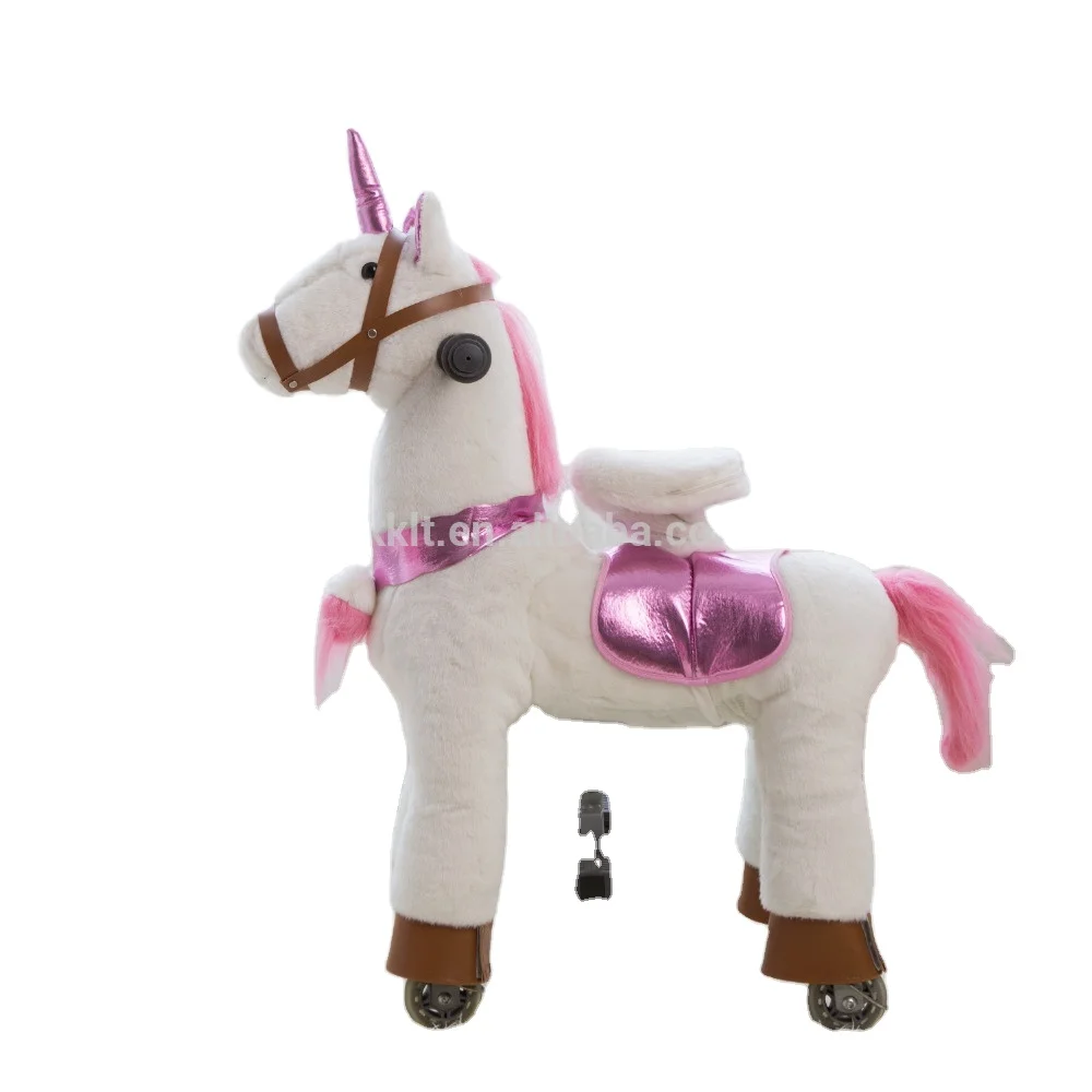 pink plush horse