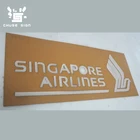 Name CHUSE Custom Company Name Decoration Not Light Acrylic Aluminumm Metal Letter Sign Non Illuminated Signs