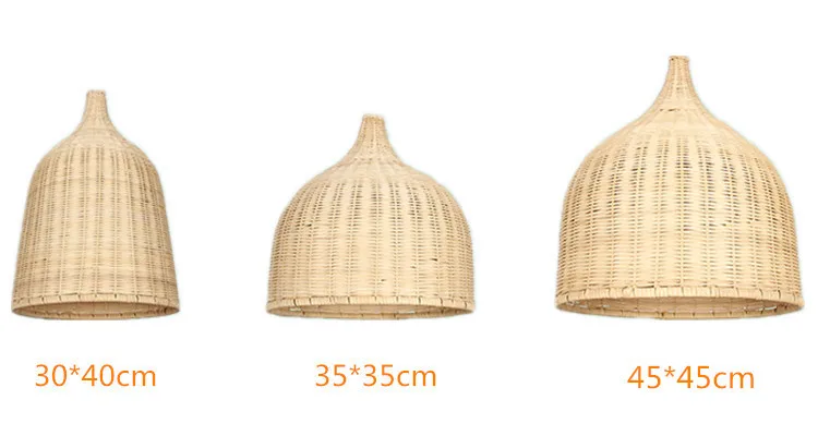 Handmade Rattern bamboo pendant light