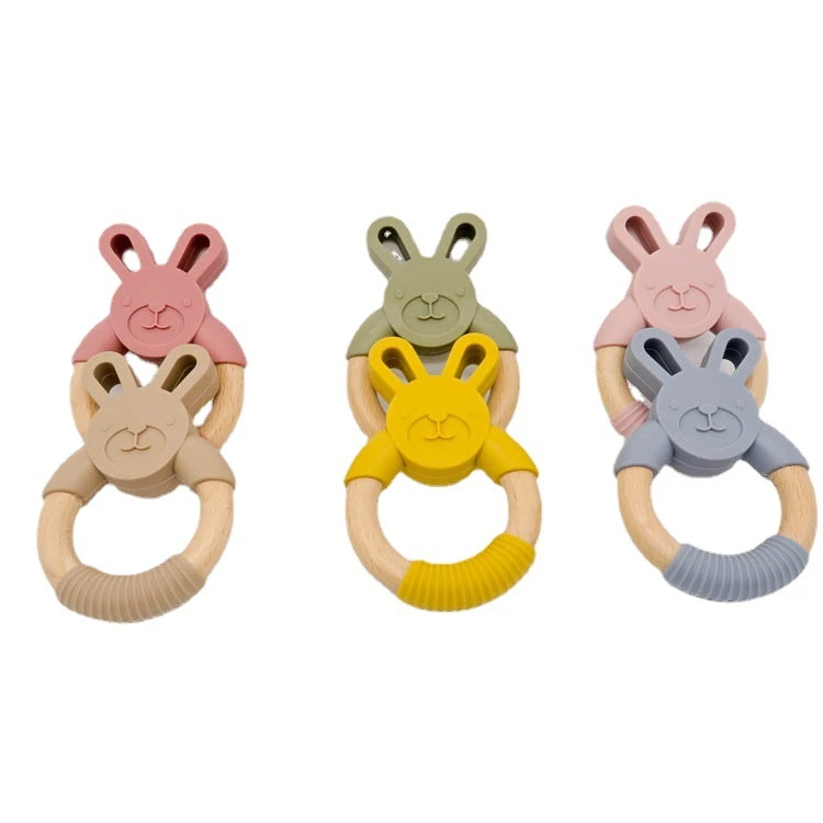 natural wooden teething rings wholesale