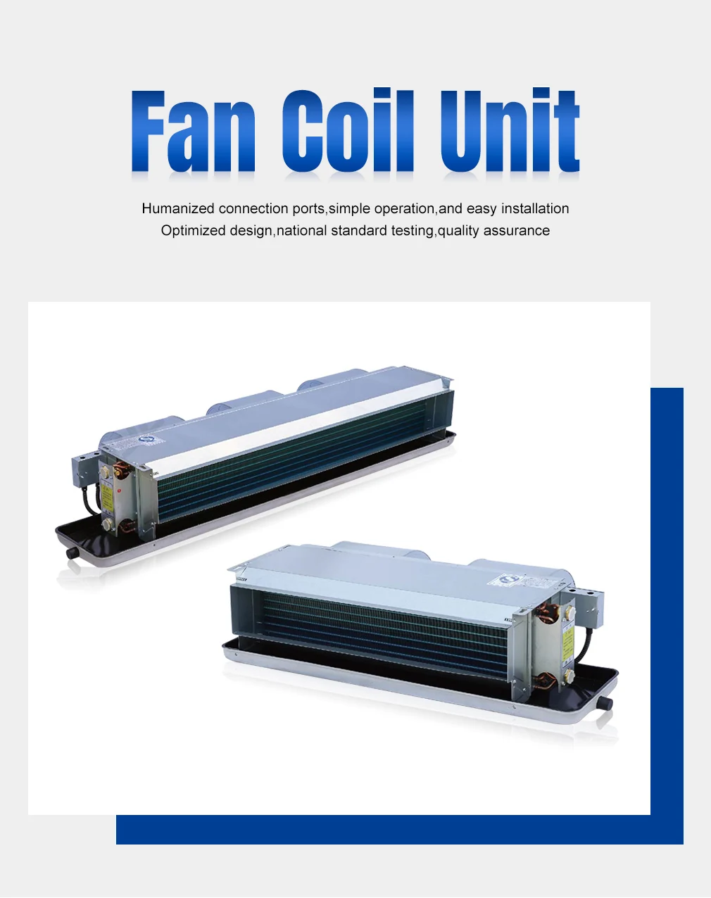 Fan Coil Units, 3speed, Brushless, 2pipe/4pipe - detail 2