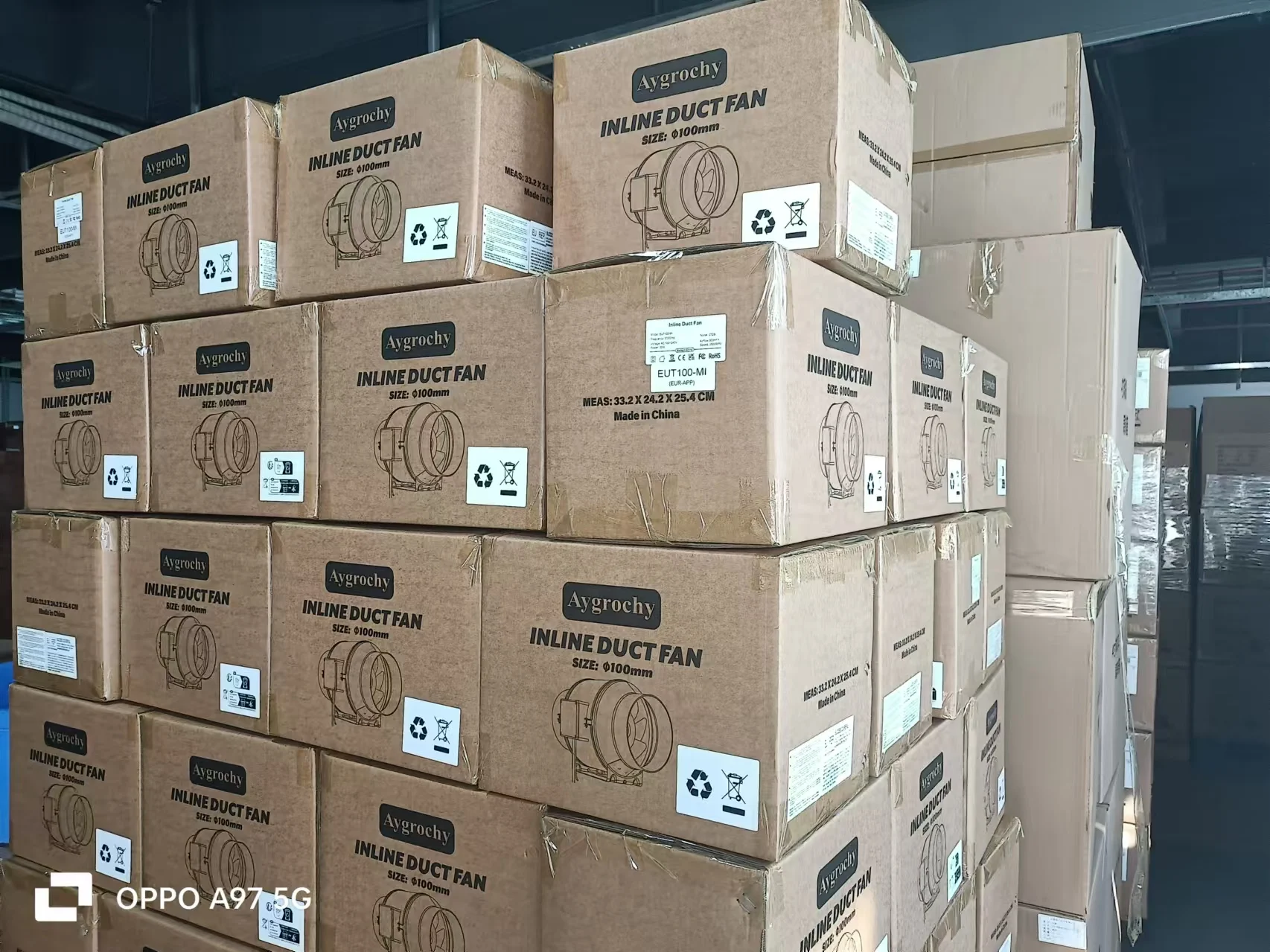 Ball Plastic Duct Fan, AC 100V~240V, Electric - detail 18