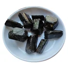 Natural Black Tourmaline Tumbled Stones Price Stone Tourmaline Rough Black Tourmaline Gravel Stone