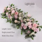 Flower Wedding Hot Selling Christmas Table Runner Flower Hanging Flower Runner For Wedding Decoration