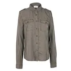 Coat Women Long Sleeve Jumpsuit Young Ladies Army Green Plaid Flannel Shirt Women Cool Style Cashmere Wool Coat