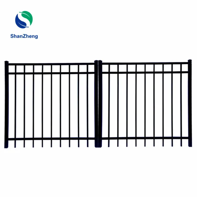 Popular Yard fence ideas Aluminum Fence for gardens protecting Metal Garden Fence with modern styles