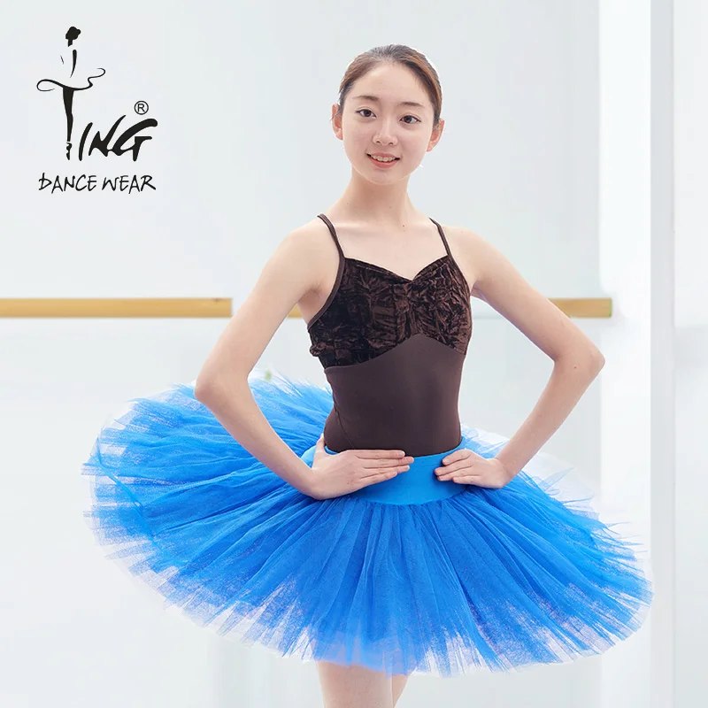Women Adult Ballet Dress Tutu Stage Skirt Dance Dress Leotard Dancewear Costume 
