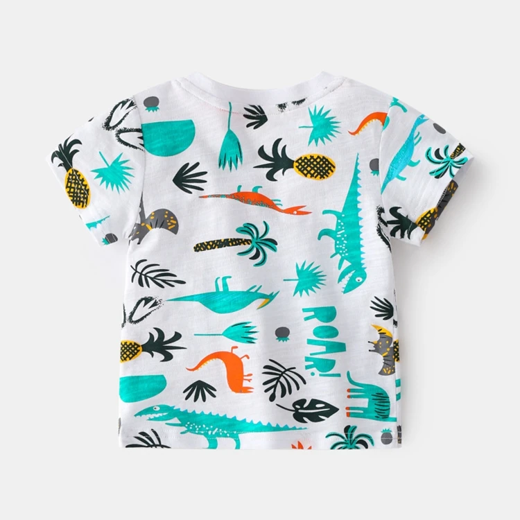 Wholesale Cotton Summer Short Sleeve Boys T-shirt