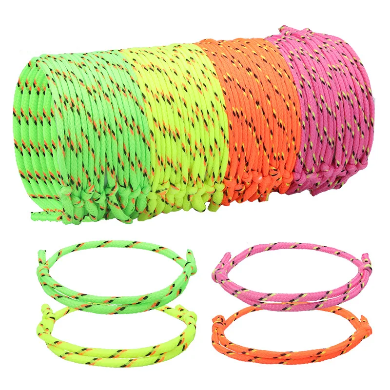 Adjustable Plain Wax Cord Rope Bracelets for DIY charm Bracelets  jewelry making Custom Thread String Knotted Woven Bracelets .jpg