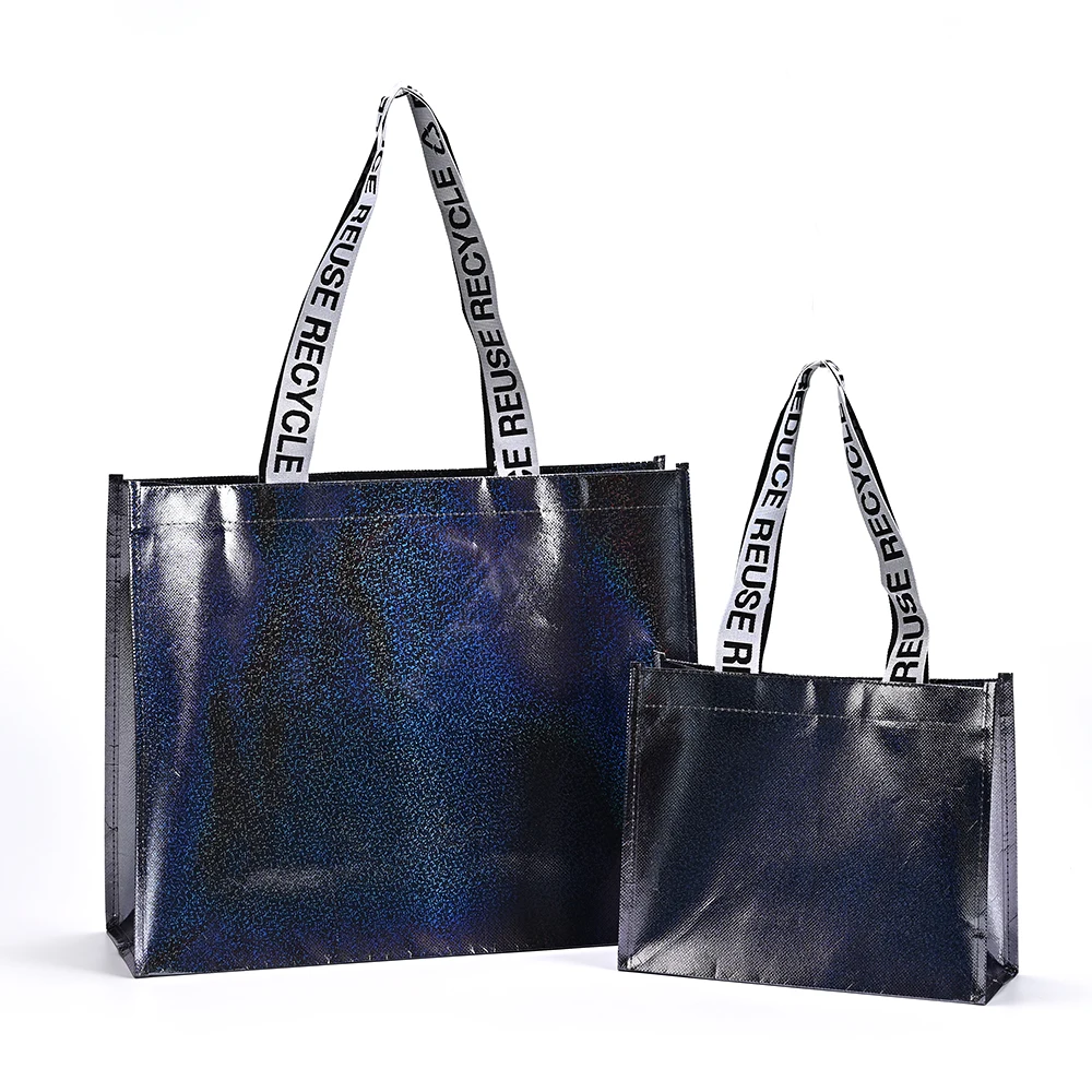 High Quality Customized Non-Woven Tote Bag for Clothing Socks for Shopping Grocery with Logo Printing manufacture