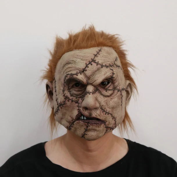 New Style Realistic Scary Mask Latex Horror Halloween Mask Full Head Custom Cosplay Novelty Party Halloween Masks