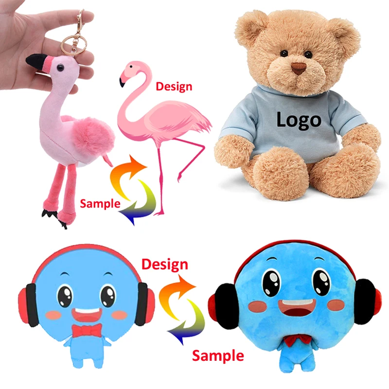 custom logo stuffed animals