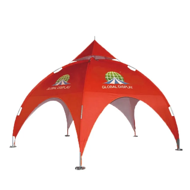 GLOBAL TENT 20'x20' (6mx6m) Custom Canopy High-Impact Advertising Arch Dome Tent Commercial Sport Tent