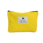 Brand New Bag Kangmao Brand Fashion New Arrival Woven Lable Logo Reusable Cotton Makeup Bag Zipper Pouch