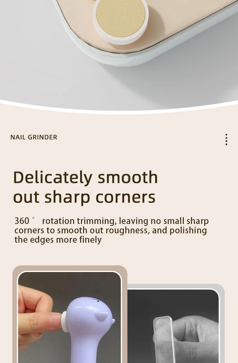 Wholesale New USB Rechargeable Pet Nail Grinder Safe to Use for Dogs and Cats Pet Supplies factory