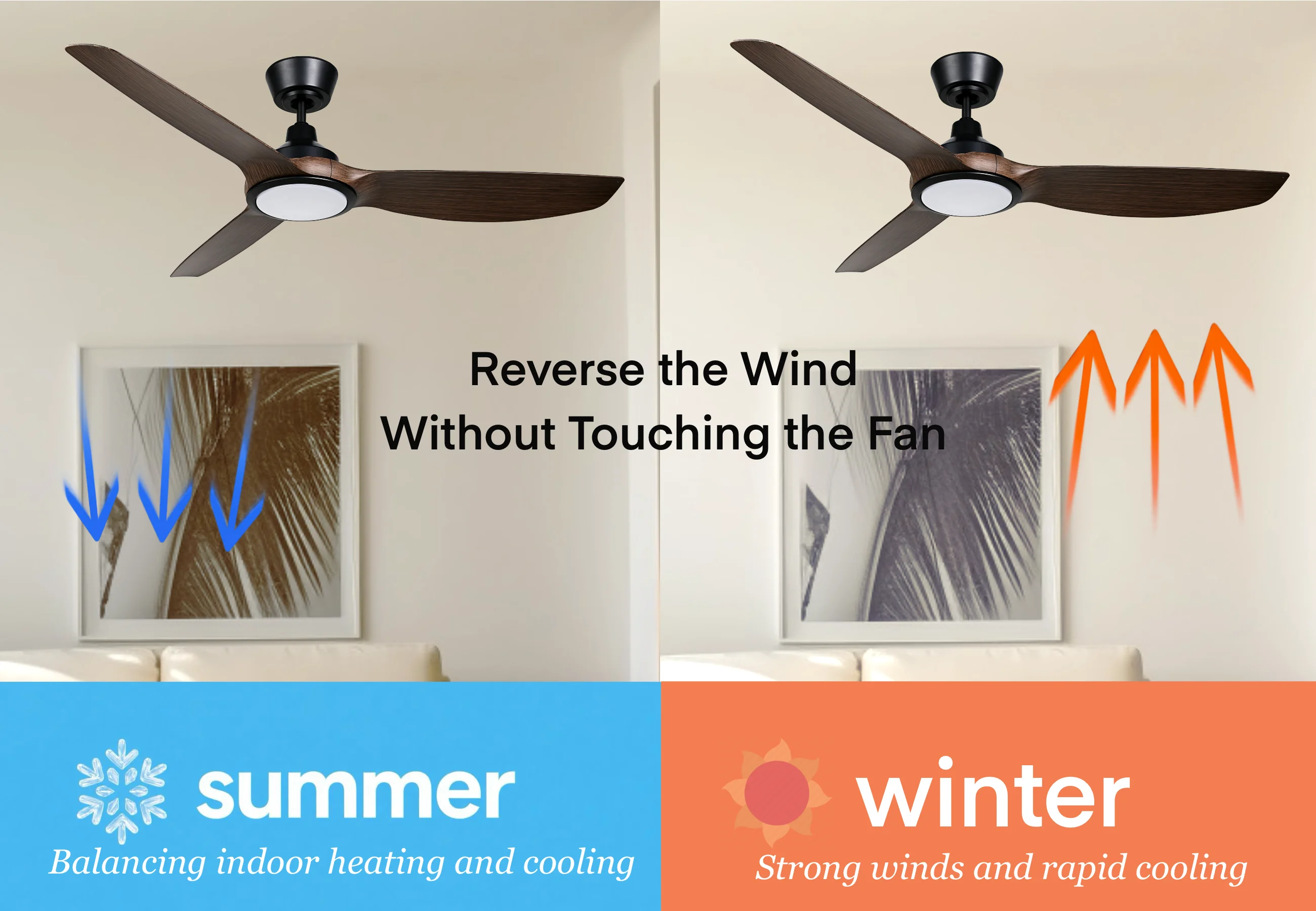 Ceiling Fan, 52-Inch, LED, ABS, 220V - detail 24