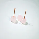 Gemstones Natural Rough Rose Quartz Chakra Stones Healing Crystal Reiki Gemstones Quartz Incense Holder