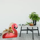 Toy Scratchers Corrugated Paper Strong And Tough Cat Toy Grind Claws Flamingo Ttype Cat Scratcher Cardboard